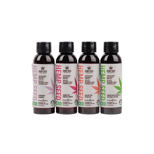 Hemp Seed Relaxing Massage & Body Oil (Elevated) - Coco's Candyland