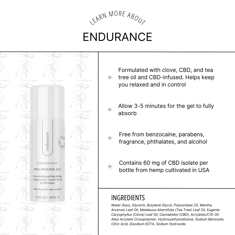 Endurance Prolonging Gel