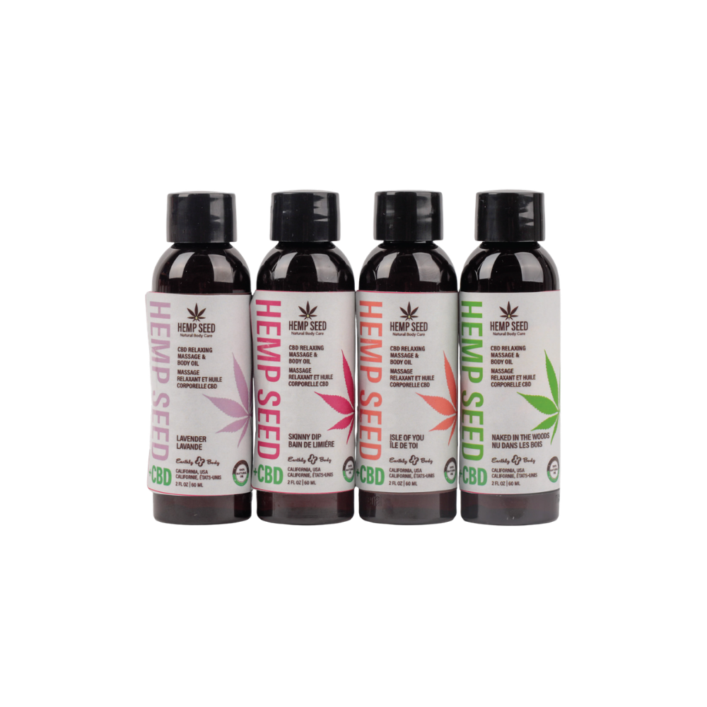 Hemp Seed Relaxing Massage & Body Oil (Elevated) - Coco's Candyland