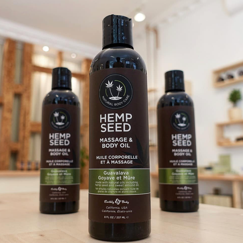 Hemp Seed Massage & Body Oil - Coco's Candyland