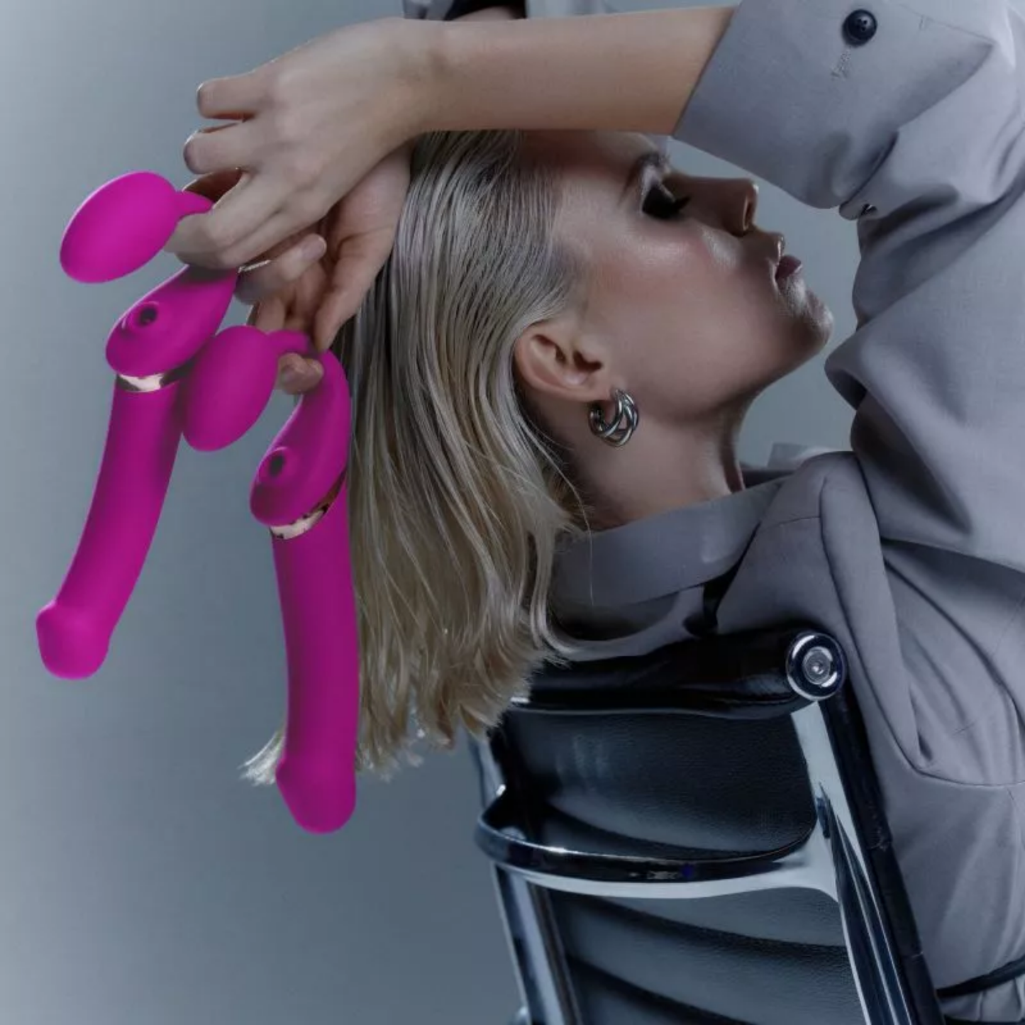 Bendable Multi Orgasm Strapless Strap-On - Coco's Candyland