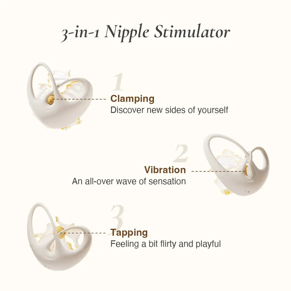 Papillon - Wearable Nipple Vibe - Coco's Candyland