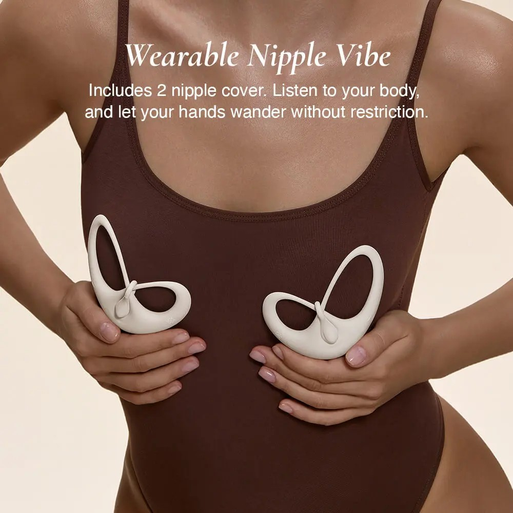 Papillon - Wearable Nipple Vibe - Coco's Candyland