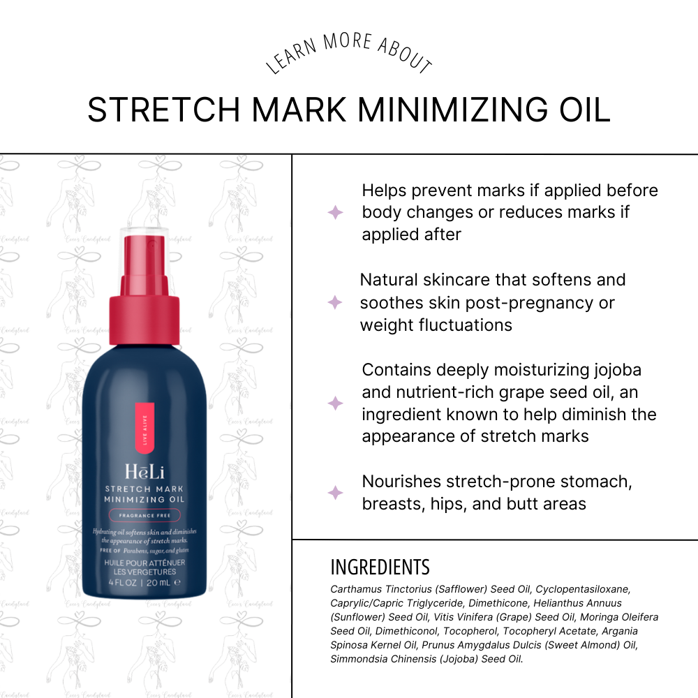 Stretch Mark Minimizing Oil