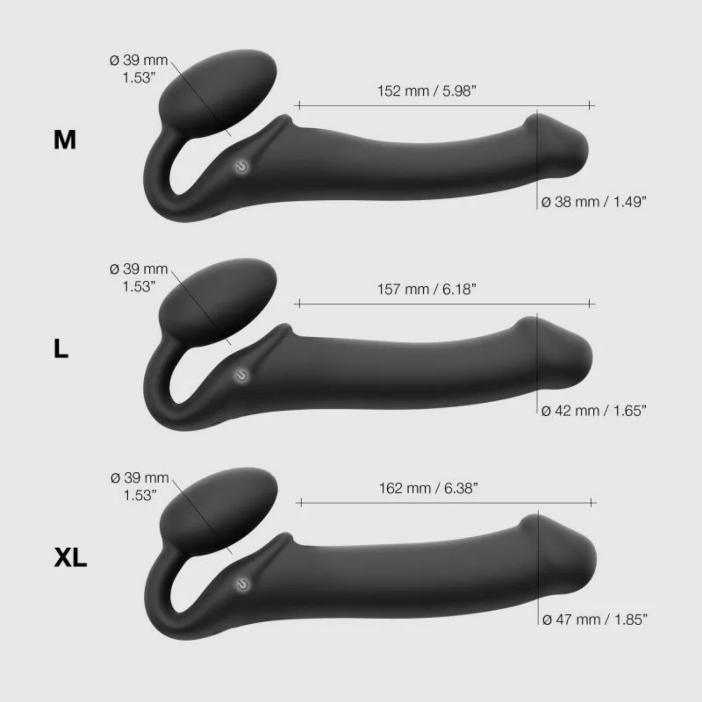 Bendable Vibrating Strapless Strap-On - Coco's Candyland